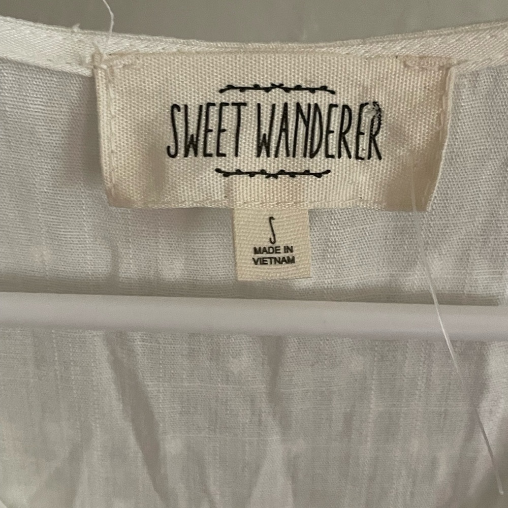Sweet wanderer maxi off white dress size S new with tags